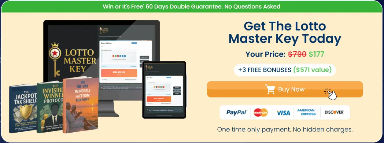 Lottomastter key  Order Page